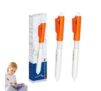 Prank Water Squirt Pen 2PCS, Writable Pens Guns Soaker Creative Sprinkler Writable Pen Student Pens Press Water Fighting Game Supplies Suitable for Writing and Spraying