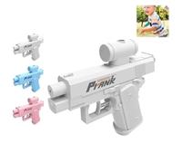 Prank Watergun, Two-way Water Pistols for Adults & All Age, Prank Squirtgun Can Spray From Front And Back,Reverse Water Guns,Creative Pranks Battle Waters Game Fight for Yard, Party & Reunion (White)