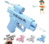 Prank Waterss Gunss, Prank Two-Way Water Gun, Reverse Squirt Gun for Creative Water Fights, Fun Trick Battle Toy, Spray from Front and Back (Blue)