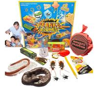 Pranks for Kids, 14Pieces Prank Kit Practical Jokes Games for Adults, Cool Funny Stuff Realistic Pranks Toys, Funny P-rank Gadgets for Gatherings Festival School Events April Fool's Day Jokes