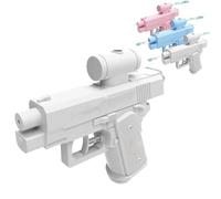 Pranks Two-Way Water Gun, Prank Squirt Guns Can Spray from Front and Back, Prank Gun, Creative Pranks Battle Toy Waters Guns Fight,Two-Wa, Can Spray from Front and Back (White)