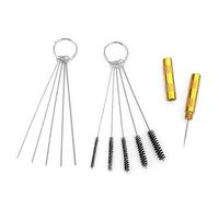 Prasacco 11-Piece Airbrush Cleaner Set - Airbrush Painting Cleaning Tools Kit with Stainless Steel Spray Cleaner and Repair Tool