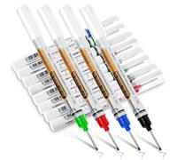 Prasacco 12 Pack Long Head Deep Hole Marker Long Nib Marker Waterproof Deep Reach Marker Construction Markers Quick Dry Colorful Carpenter Marker for Construction Bathroom Woodworking