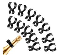 Prasacco 12 Pieces Champagne Bottle Sparklers Clips Champagne Bottle Single Holder Champagne Sparkler Safety Clips for Candle Christmas Wedding Party Supplies