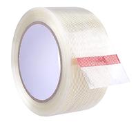 Prasacco 25M/82FT Clear Duct Tapes Heavy Duty, Waterproof Tape Clear Duct Tape High Performance Weather Resistant Tape Sealing Repairing Tying for DIY Discreet Repairs Commercial and Industrial Uses