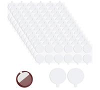 Prasacco 300 Pcs/25 Sheets Double Sided Adhesive Wax Seal Stickers, Sticky Dots Wax Seal Backing for Removable Sticky Tack Putty for Festival Decoration (Diameter 1inch)