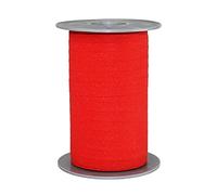 Prasent - Poly Glitter Curling Ribbon Signal Red 10 mm Width, 100 m Length