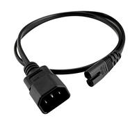 prasku 10A IEC 320 C14 to C7 AC Cord for PC PDU UPS DJ