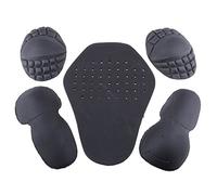 prasku 5pcs Motorcycle Pads Guards Armour Insert Set Riding