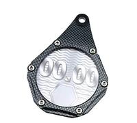 prasku Black Motorcycle Tax Disc Permit Holder