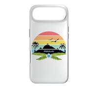 Praslin Seychelles Palm Trees on an Island with Flowers Case for iPhone Air