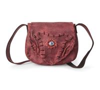 PRASTARA Handmade Leather Evil Eye Sling Bag, Boho Purse, Hocus Pocus shoulder Full Grain Leather bag, Christmas gift for her, Lavender, S, Shoulder Bag