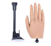 Pratice Training Hand For Acrylic Nails Silicone Maniquin Hand Practice Fake Hand For Nails Art Practice Tool