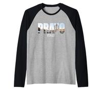 Prato Prefecture Italy City Prato Vintage Italia Raglan Baseball Tee