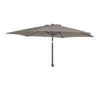 prats outdoor aluminium tilt and crank parasol in grey