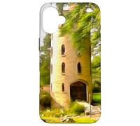 Pratt's Castle Elgin Illinois Fairy Tale Tower Artwork Case for iPhone 16 Plus