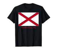 Prattville Alabama Flag USA Souvenir Value Graphic T-Shirt