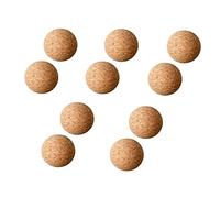 PRATYAHARA 10Pcs Wooden Cork Ball Wine Stopper, Cork Ball Stopper for Wine Decanter Carafe Bottle Replacement 2.4 Inch/ 6.1 cm
