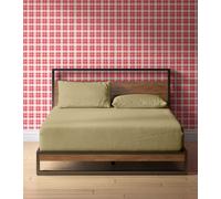 PRATYUX 800 Thread Count Egyptian Cotton Fitted Sheet & Pillowcase Set |Super King 200cm x 180cm, Taupe Colour| - Extra Deep 38cm Pocket - Breathable Sateen Weave Bed Linen Bundle