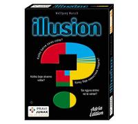 Pravi Junak Illusion Adria Edition Card Game - Engaging Visual Perception Game for Family Fun - Unique Card Games for Ages 8 and Up, 15 min, 2-5 Players, Multilingual Rules Included