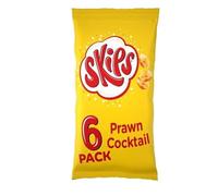 Prawn Cocktail Crisps 6 X 13.1G (Pack Of 24) Delicious Tasty And Twisty Snacks Treat Share With Family And Friends