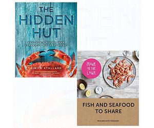 Prawn on the lawn and hidden hut 2 books collection set