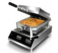 Prawn Tako Senbei Maker Machine, 2800W Seafood Fossil Cake Machine, Adjustable Temperature 50-299°C, 300x300mm Panel, Crepe & Pancake Grill, for Snack Shop, Restaurants, Cafes