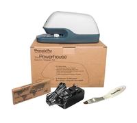 PraxxisPro Powerhouse Ultra-Quiet 40 Sheet Premium Electric Stapler - Jam-Free Flat Clinch for Office, School, or Home - Adapter, Magnetic Remover, 1,250 Staples, Does not Require Special Staples