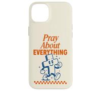 Pray About Everything Christian Cross Retro Case for iPhone 14 Plus