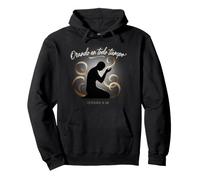 Pray at All Times Ephesians 6:18 Spanish Christian Prayer Pullover Hoodie