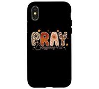 Pray Colossians 4:2 Fall Theme Case for iPhone X/XS