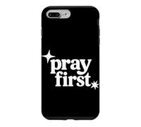 Pray First Christian Faith Religious Prayer Scripture Case for iPhone 7 Plus/8 Plus