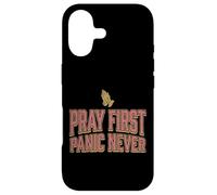 Pray First Panic Never Christian Mom Faith Vintage Case for iPhone 17