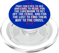 Pray For Eyes To See And Ears To Hear Time Is Short PopSockets PopGrip for MagSafe