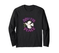 Pray for Peace Dove of Hope and Peace Long Sleeve T-Shirt