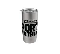 Pray for Port Arthur Texas Community Prayer Event Supporter Stainless Steel Insulated Tumbler