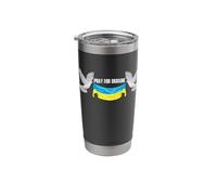 Pray for Ukraine Peace Dove Stainless Steel Insulated Tumbler