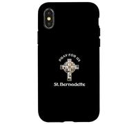 Pray For Us St Bernadette Case for iPhone X/XS