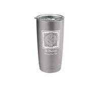 Pray for Us St Blaise Stainless Steel Insulated Tumbler