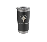 Pray for Us St Francis Xavier Stainless Steel Insulated Tumbler