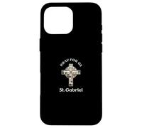 Pray For Us St Gabriel Case for iPhone 16 Pro Max