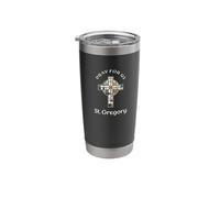 Pray for Us St Gregory Stainless Steel Insulated Tumbler