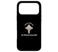 Pray For Us St Maria Goretti Case for iPhone 17 Pro Max