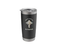 Pray for Us St Patrick Stainless Steel Insulated Tumbler