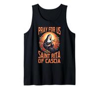 Pray for us St. Rita of Cascia Tank Top