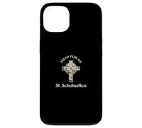 Pray For Us St Scholastica Case for iPhone 13