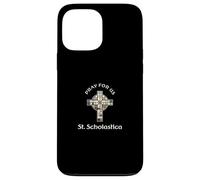 Pray For Us St Scholastica Case for iPhone 13 Pro Max