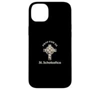 Pray For Us St Scholastica Case for iPhone 14 Plus