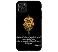 Pray God Wish Sunflower Christian Bible Verse Religious Case for iPhone 11 Pro Max