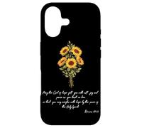 Pray God Wish Sunflower Christian Bible Verse Religious Case for iPhone 17